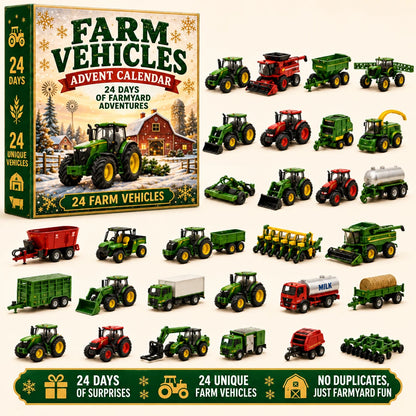 Advent Calendar 24 Miniature Vehicles