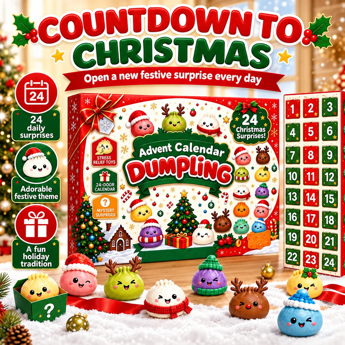 Squishy Dumpling Advent Calendar 2026